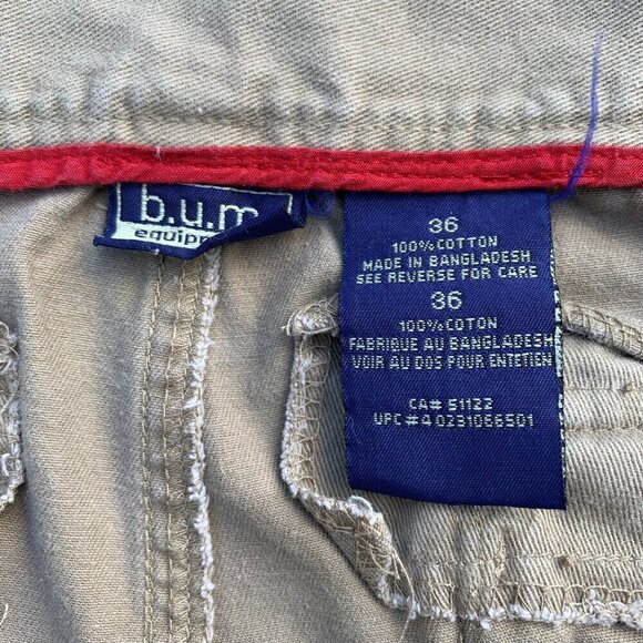 B.U.M. Equipment Vintage Khaki Cargo Shorts - Picture 4 of 7